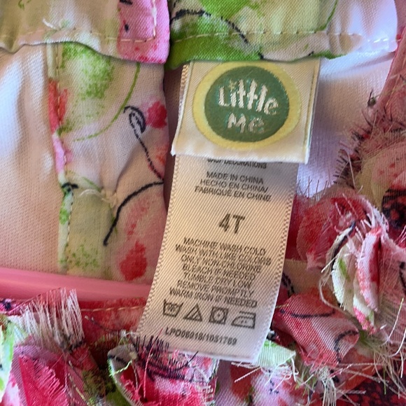 Little Me | Pink Floral Dress - Picture 3 of 4